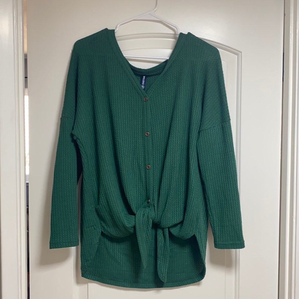 Emerald green top